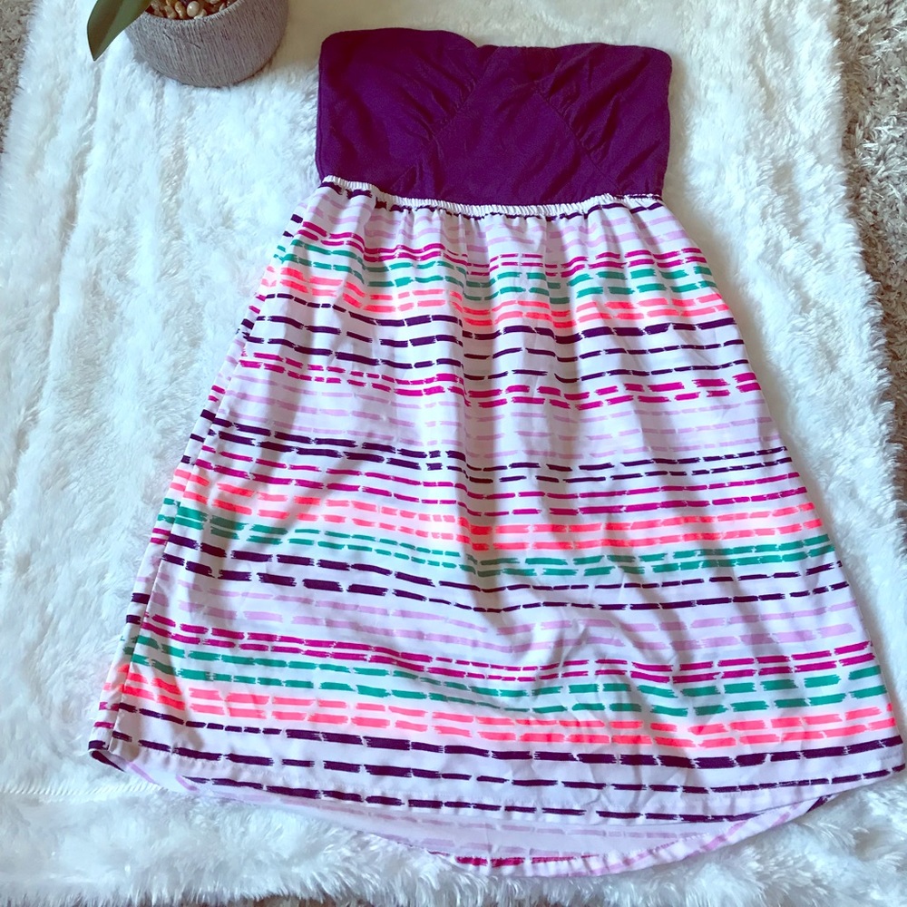 Roxy strapless dress
